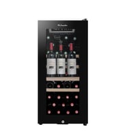 La Sommeliere 38 Şişe Kapasiteli Service Solo Siyah Şarap Dolabı LS38BLACK LSMLR28