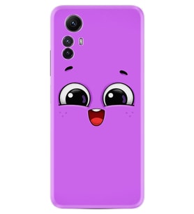 Xiaomi Redmi Note 12S Kılıf Silikon Desen Özel Seri Purple Sweety 1717