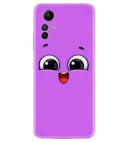 Xiaomi Redmi Note 12S Kılıf Silikon Desen Özel Seri Purple Sweety 1717