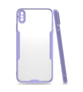 Iphone Xs Kılıf Platin Silikon - Lila