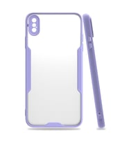 Iphone Xs Kılıf Platin Silikon - Lila
