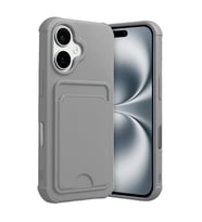 Apple İphone 17 Kelvin Kartvizitli Silikon - Gri