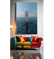 SİHİRLİ KAPI V1 Ev Duvar Salon Güzellik Salonu Ofis Dükkan Dekarasyon Kanvas Tablo (Çok Renkli)