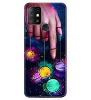INFINIX Hot 8 9 10 11S Hot 10 Play 10T Kılıf Desemli Silikon Finger planet 1740