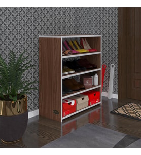 Kenzlife ayakkabılık goya cvz 080*70*30 arkalıksız ayakkabı ofis dolabı