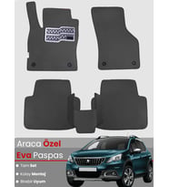 PEUGEOT 2008 (2013-2019) Uyumlu EVA Paspas Tam Set–Araca Özel,Oto Paspas,Kolay Montaj