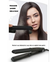 Beauty Steam Style Hair Buharlı Saç Düzleştirici ve Şekillendirici (Black)