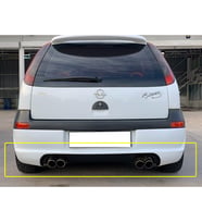 Opel Corsa C Arka Ek Mat Siyah Plastik Makyajsız Kasa 2000 2001 2002 2003