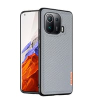 Dux Ducis Fino Serisi Xiaomi Mi 11 Pro Kılıf Premium Dokuma Silikon Kılıf-(5775) - SSSSSS5561-9