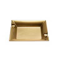 Parmida Gold Şeritli İkili Porselen Puro Küllüğü