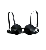 Mulvxbrf Brf02 Siyah Göğüs Harness Zımbalı Konik Kaplı Deri - Brf250 (Mulvix)