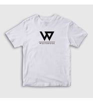 Presmono Unisex Çocuk Beyaz Logo Russell Westbrook T-Shirt 368857tt (Beyaz)