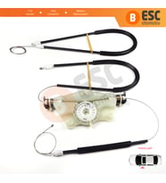 VW New Beetle 1997-2011 3-Kapı Hatchback 1CM898655 İçin Elektrikli Ön Sol Kapı Cam Kriko Tamir Seti