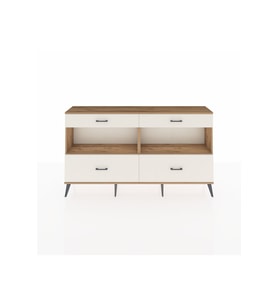 Arges Konsol 2 Raflı 4 Çekmeceli  176x30x99 Çam-Çam/Aytaşı