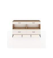 Arges Konsol 2 Raflı 4 Çekmeceli  176x30x99 Çam-Çam/Aytaşı