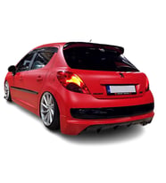 Peugeot 207 (2006-2012) Arka Tampon Eki (Plastik)