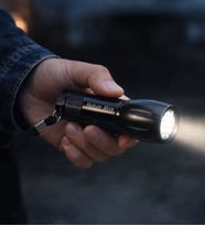 BK Gift Kişiye Özel İsimli 9 LED Siyah El Feneri 1206 – Lazer Baskılı Taşınabilir El Feneri