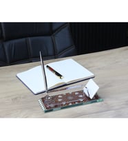 Ofis Tipi Kristal Masa İsimliği