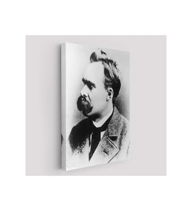 Friedrich Nietzsche Siyah Beyaz Dekoratif Kanvas Tablo-5963