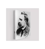 Friedrich Nietzsche Siyah Beyaz Dekoratif Kanvas Tablo-5963