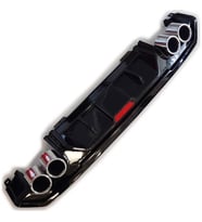 Honda Civic Fc5(2016+) Difüzör 4 Egsoz Görünümlü Piano Black