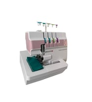 Acme 4 İplikli Ev Tipi Overlok Dikiş Makinesi Pembe