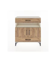 Arges Şifonyer 3 Raflı 2 Çekmeceli 2 Kapaklı 88x30x96 Aytaşı-Çam