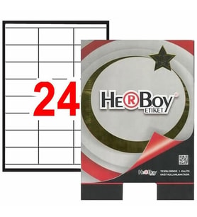Herboy Laser Etiket 100 YP 70x35 Laser-Copy-Inkjet HB-1324