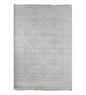 Eko Halı Venice KCM 564 Blue İthal El Dokuma Halı (Beyaz-Turkuaz)