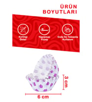 Mithra Life 100 Lü Renkli Muffin Cupcake Kâğıdı Mıt1137