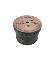 HERZ Dış Ortam Outdoor Cat6 Kablo 305 mt (Siyah)
