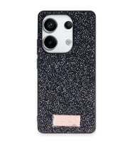 Onegif Xiaomi Redmi Note 13 Pro 4g Bright Simli Kapak - Siyah