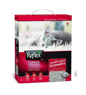 Reflex Granül Aktif Karbonlu Topaklanan Kedi Kumu 10 Lt