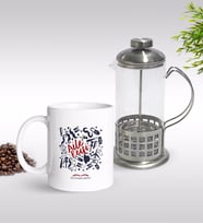 BK Gift Kişiye Özel Aile Reisi Tasarımlı Kupa & French Press Seti-1 (Model 1)
