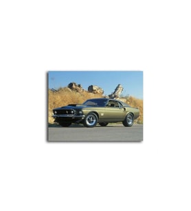 DBSanatevi Yeşil Ford Mustang Boss 429 Tablo 60 x 80 cm
