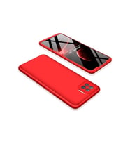 Oppo Reno 4 Lite Uyumlu Kılıf Zore Ays Kapak (Kırmızı)