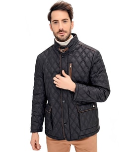 K8613 DEWBERRY KABAN-SİYAH