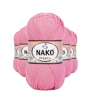 Northcity Pırlanta Amigurumi İpi Pembe 5'li Set - Premium Mikro Akrilik Örgü İpi