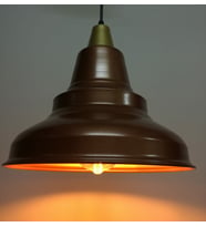 MYLİGHTS  RETRO  RUYSTİK BAKIR METAL SARKIT AVİZE (Siyah)