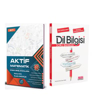 Aktif Öğrenme AYT Aktif Matematik 0 dan Başlayanlara ve AKM Dil Bilgisi Soru Bankası Seti 2 Kitap