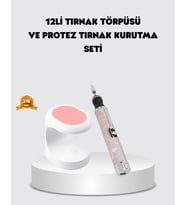 20.000 RPM Tırnak Matkabı + Mini LED Oje Kurutma Cihazı Seti