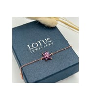 Lotus Çiçeği Gümüş Bileklik 925 Ayar Gümüş Bileklik