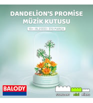 Balody Dandelion’s Promise Müzik Kutusu Yapı Bloğu Seti – 372 Parça (Yeşil)