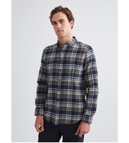 LCWAIKIKI Classic Haki Regular Fit Ekose Gabardin Erkek Gömlek