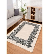 Dijital Kaymaz Taban Yıkanabilir Renkli Salon Halısı Mutfak Halısı Yolluk ND-SD-606 (Krem)