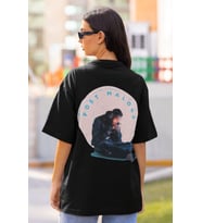 Post Malone Rapper Sırt Baskılı Unisex Oversize Şarkıcı Tişört