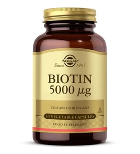 Solgar Biotin 5000 Mcg 50 Kapsül