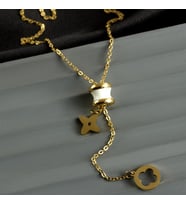 Gold Renk Çelik Kadın Kolye