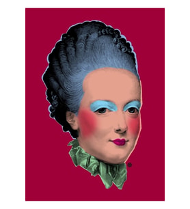Marie-antoinette Tablo Ahşap Poster Dekoratif