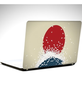 Origami Laptop Sticker 14 inch (35X26CM)